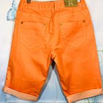 Rafaella  Jeans Orange Long Bermuda Shorts Size 6 Photo 2