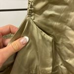 Aritzia Sunday Best Billie Satin Crop Top Gold Size 2 Photo 5