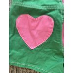 SheIn Women's Size S Denim Shorts Pink Heart Pockets green/pink super cute! Photo 3