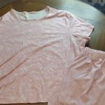 Cozy Pink Star Women's Pajama Set Size 2X Photo 0