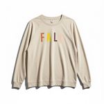 NWOT Fall Spellout Crewneck Sweatshirt Womens Plus 3XL Beige Cozy Graphic Tan Size undefined Photo 1