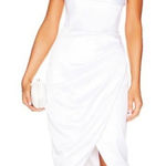 Bardot Revolve Jamila Corset Dress Orchid White XS / US 2 Photo 0