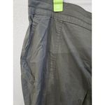 Torrid  Tie Front Poplin Pants Womens 3R Elastic‎ Waist Drawstring Mid Rise Olive Photo 5