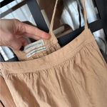 Urban Outfitters  romper beige sand UO Ivy Tie-Shoulder Shortall Overall corduroy Photo 6