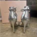 Chinese Laundry  Sabrie Stiletto Heels 7 / 37.5 Silver Metallic Photo 8