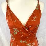 Somedays Lovin rust burnt orange true wrap dress size large Photo 4