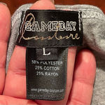 Gameday Couture Philadelphia 76ers Sixers Women’s Large Grey designer T Photo 4