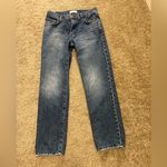 Triarchy  Birkin mid rise straight leg jean 26 Anthropologie Photo 10