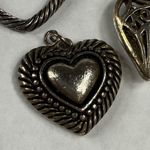 Heart Shaped Pendants for Necklace Wear Silver and Gold Tone Metals Interchange Photo 3