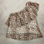 Myra Bag Animal Print One Shoulder Wink‎ Top Size Medium Photo 1