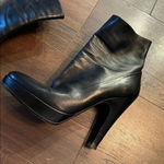 Prada Black Leather Booties Photo 2