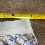 Vince Camuto Pleated Midi Skirt Womens Small Ivory Floral Elastic Waist Lined Photo 5