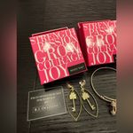 NEW Mary Kay R.J. Graziano Bundle of (3) Bracelets and (1) Pair of Earrings Gold Photo 3