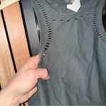 Alo Yoga ALO Seamless Open Air Racerback sports bra Tank top olive green cropped Photo 6