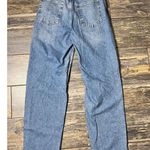 BDG  Urban Outfitters High-Rise Baggy Ripped Distressed Jeans Crop Raw Hem SZ 26 Photo 8