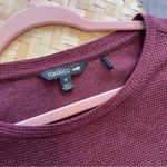 Toad & co maroon thermal knit long sleeve swing dress Size M Photo 1