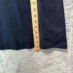 James Perse Navy Cap Sleeve Dress Size 3 US L Cotton Modal Casual Minimalist Photo 6