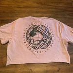 Alphalete  Athletics Logo Crop Top T-Shirt Women’s Medium Mauve Photo 2