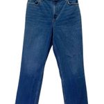 Abercrombie & Fitch Abercrombie 90s Straight Ultra High Rise Jeans Dark Wash Size 29 | 8 Extra Short Photo 8