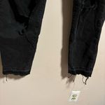 Madewell  The Momjean in Raney Wash: Knee-Rip Edition Black- Size 26 Photo 9