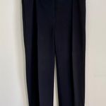 Chico's Chico’s Women’s Cuffed Hem Trouser Pant Black Size Large FLAW Photo 0