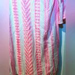 Japna NWT Goa beachwear Pink Aztec Beach Coverup,‎ vacation, summer, beach E55 Photo 2