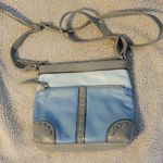 Sharif Blue and Gray Handbag Photo 3