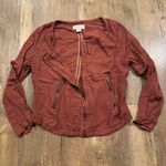 Lucky Brand  Henna Linen jacket Medium Photo 0