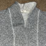 Eileen Fisher Organic Cotton Terry Shawl Jacket Cardigan Ash Gray Small Photo 5