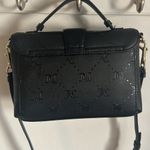 Juicy Couture  Chic Everyday Black Logo Embossed Handbag Crossbody Purse Photo 6