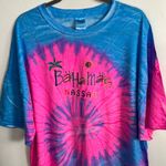 Gildan Bahamas Tie-Dye T-Shirt - Pink and Blue Photo 0