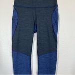 Outdoor Voices  Blue Colorblock TechSweat 7/8 Zoom Leggings Photo 8