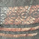 Free People Pucker Lace Tunic Top Black Large WhimsiGoth Fairy Edwardian Witchy Photo 7