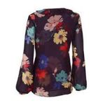CAbi Style 3859 Juliet Floral Print Blouse Size S Photo 3