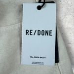 RE/DONE  Originals 70s Crop Boot in Vintage‎ White Size 23 New with Tags! Photo 4