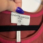 One Teaspoon NWT  OT Ribbed Singlet - Wine Photo 3
