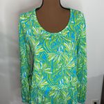 Lilly Pulitzer Susan silk blend printed dress seaweed green Daisy darling size L Photo 5