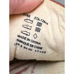 Taos Shoes Women 9.5‎ Orange Canvas Lace Up Star Burst Fashion Sneaker Red Photo 14