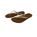 REEF  Sandals Women 10 Brown Ivory Glitter Cushion Stargazer Flip Flops Outdoor Photo 2