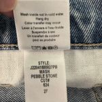 Veronica Beard Shiloh Denim Shorts Pebble Stone Wash Size 27 Button Fly Raw Hem Photo 10