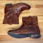 Frye Anna Shortie Leather Antiqued Booties size 7 Photo 2