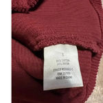 Harper Heritage  Corduroy Mini Skirt Size Small Burgundy Button Gold Fall Photo 4