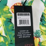 Wildfox Sweat Palms & Pinas Pineapple leggings athletic neon NWT Photo 5