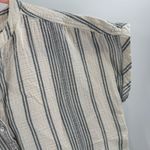 Faherty Desmond Top Size Extra Large Dream Organic Cotton Gauze Stripe Boxy Photo 8