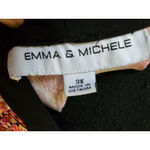 Emma & Michelle Emma & Michele 3X Maxi Dress Casual Stretch Chevron Multicolor Keyhole Photo 5