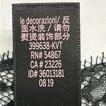 Victoria's Secret Victoria’s Secret Lace And Blk/Wht/Silver Patchwork Pattern Adjustable Cami- Med Photo 13