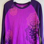 Jockey Baseball Tee nwt‎ Purple Size M Photo 1