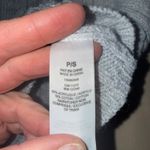 Garage Lightweight Grey Cable Knit Quarter Zip Sweater Women's Size S Photo 5