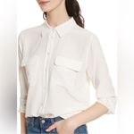 Equipment  Coupe Silk Button Down Shirt in Beige Size Small Long Sleeve Photo 2