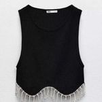 ZARA Seamless Rhinestone Top Photo 1